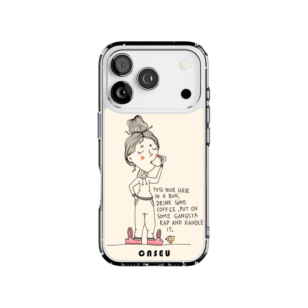 Coffee Routine | iPhone Tough Case | Design by Veronika