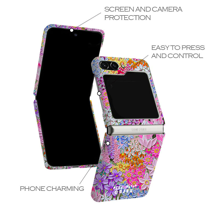 Good Luck, babe! | Alex Mason Collab Samsung Flip Phone Case