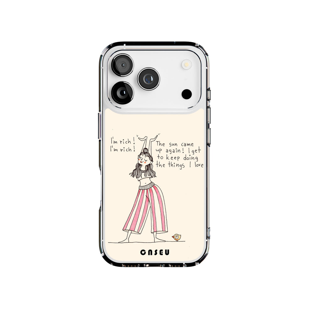 I’m Rich | iPhone Tough Case | Design by Veronika