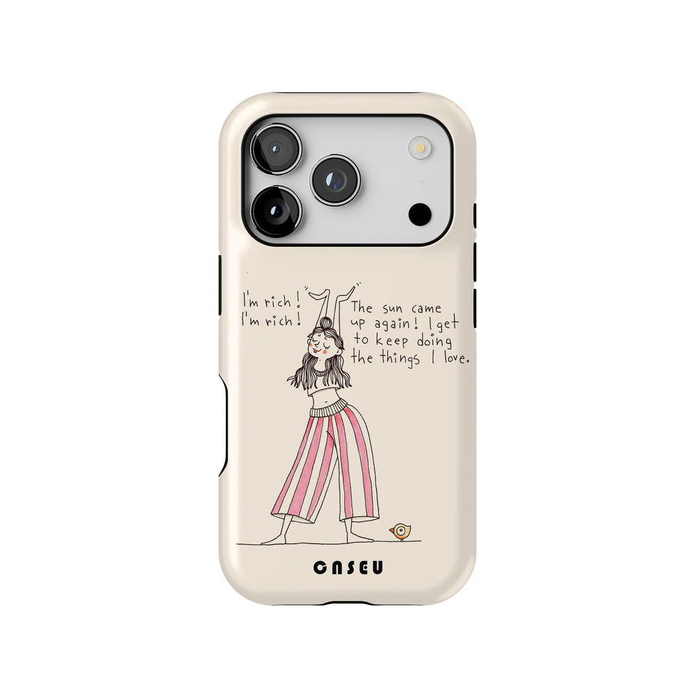 I’m Rich | iPhone Tough Case | Design by Veronika