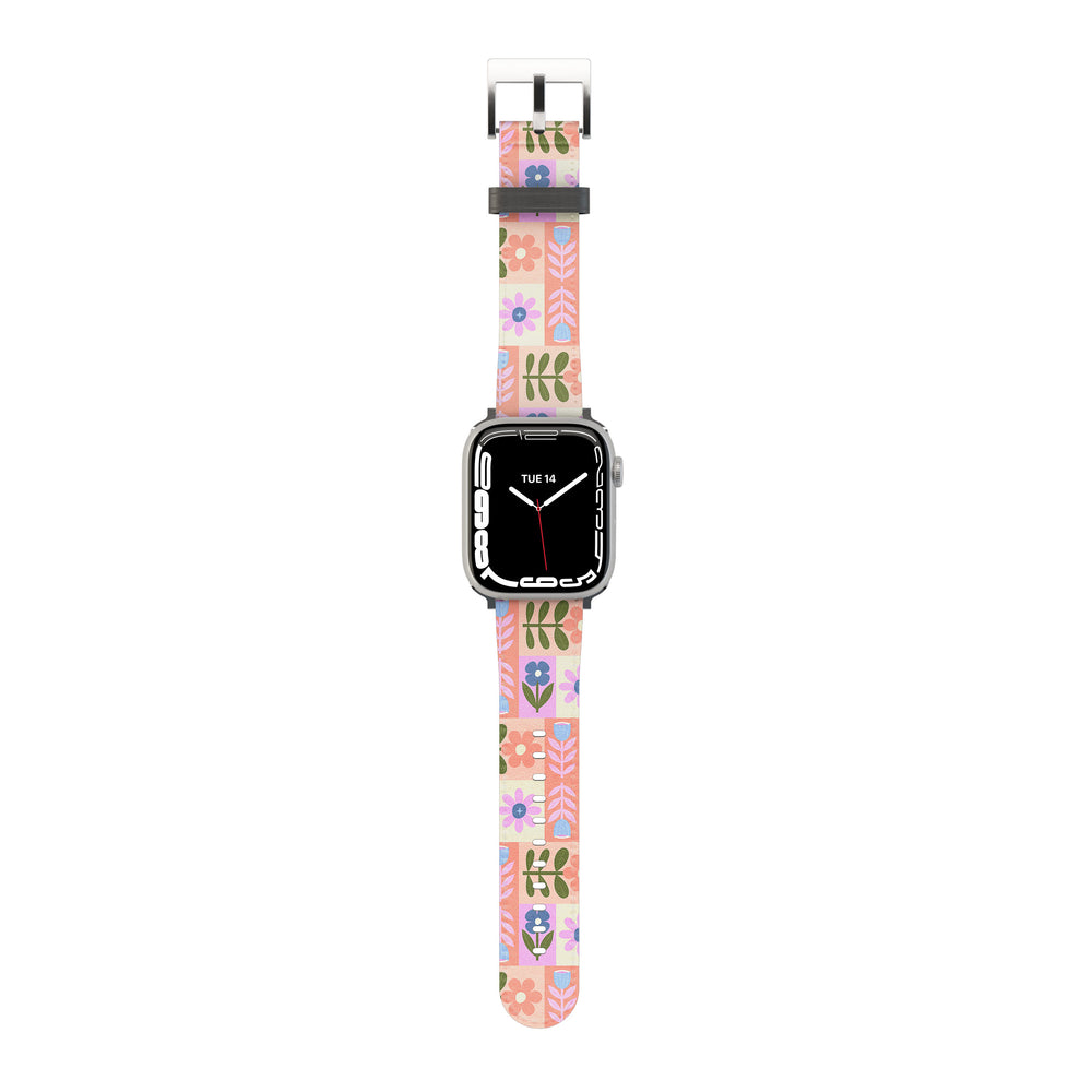 Floral Grid | Melissa Donne Artist Collab Apple Watch Band