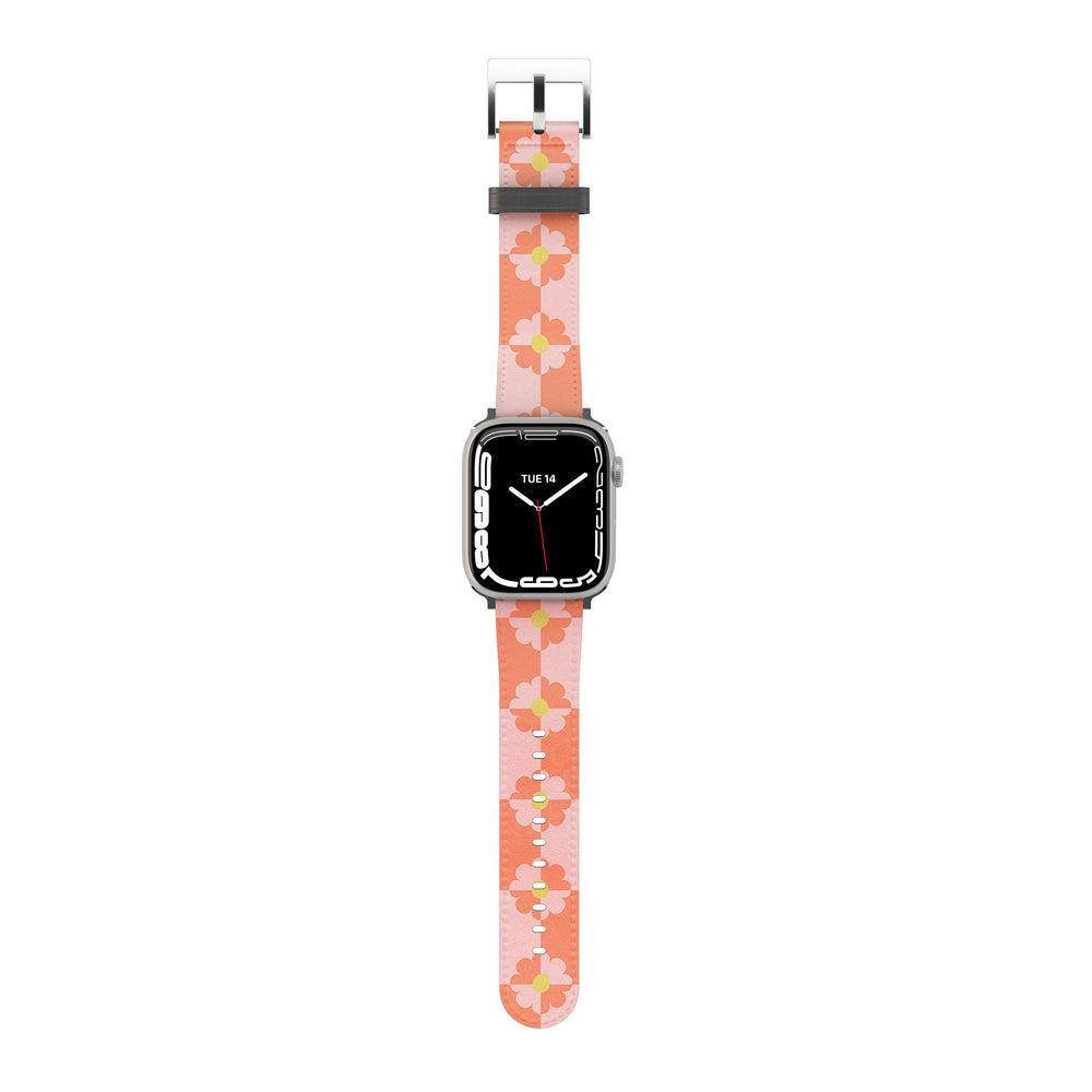 Checkerboard Floral  | Melissa Donne Artist Collab Apple Watch Band