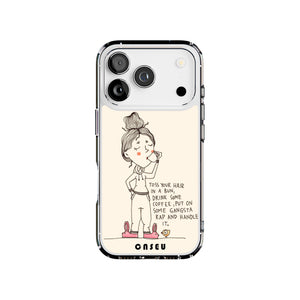 Coffee Routine | iPhone Tough Case | Design by Veronika