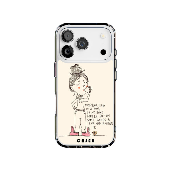 Coffee Routine | iPhone Tough Case | Design by Veronika