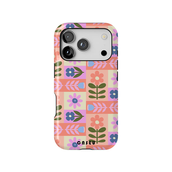 Floral Grid | Melissa Donne Artist Collab iPhone Case