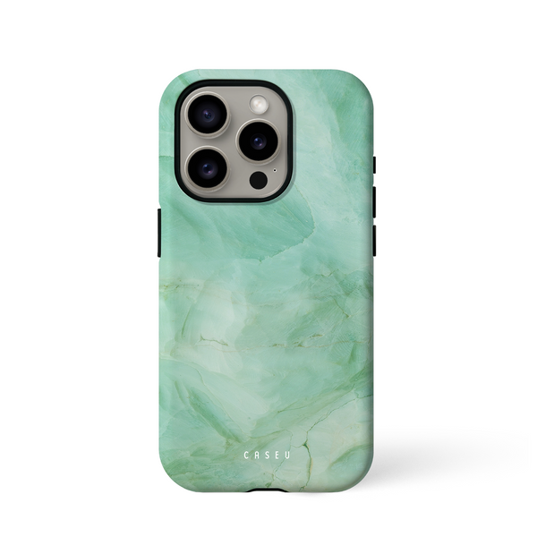 Mint Whisper Marble Phone Case