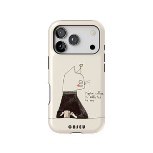 Coffee Cat | iPhone Tough Case | Design by Veronika