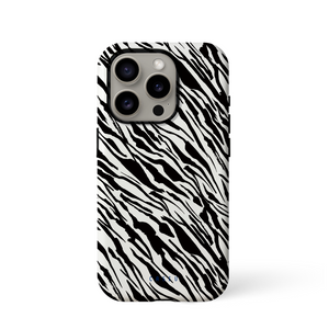 Zebra Zen | Bold Black & White Stripe Phone Case