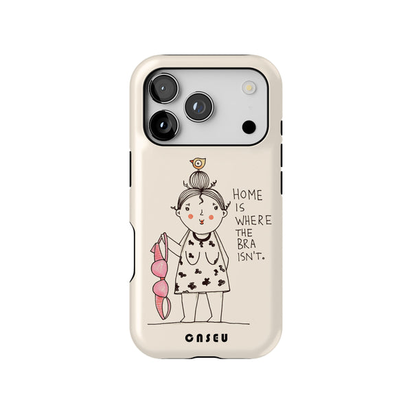 Without Bra | iPhone Tough Case | Design by Veronika