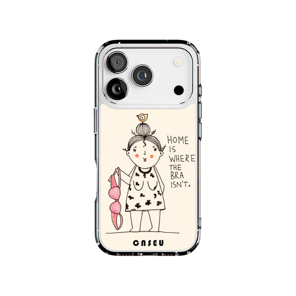 Without Bra | iPhone Tough Case | Design by Veronika
