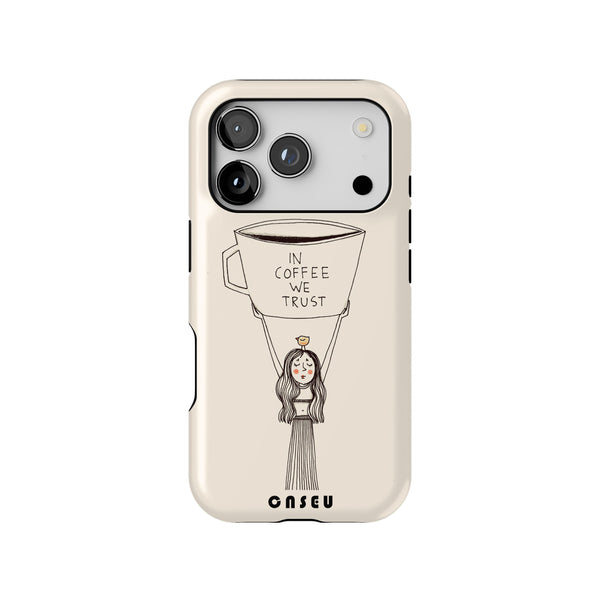 Coffee Trust | iPhone Tough Case | Design by Veronika