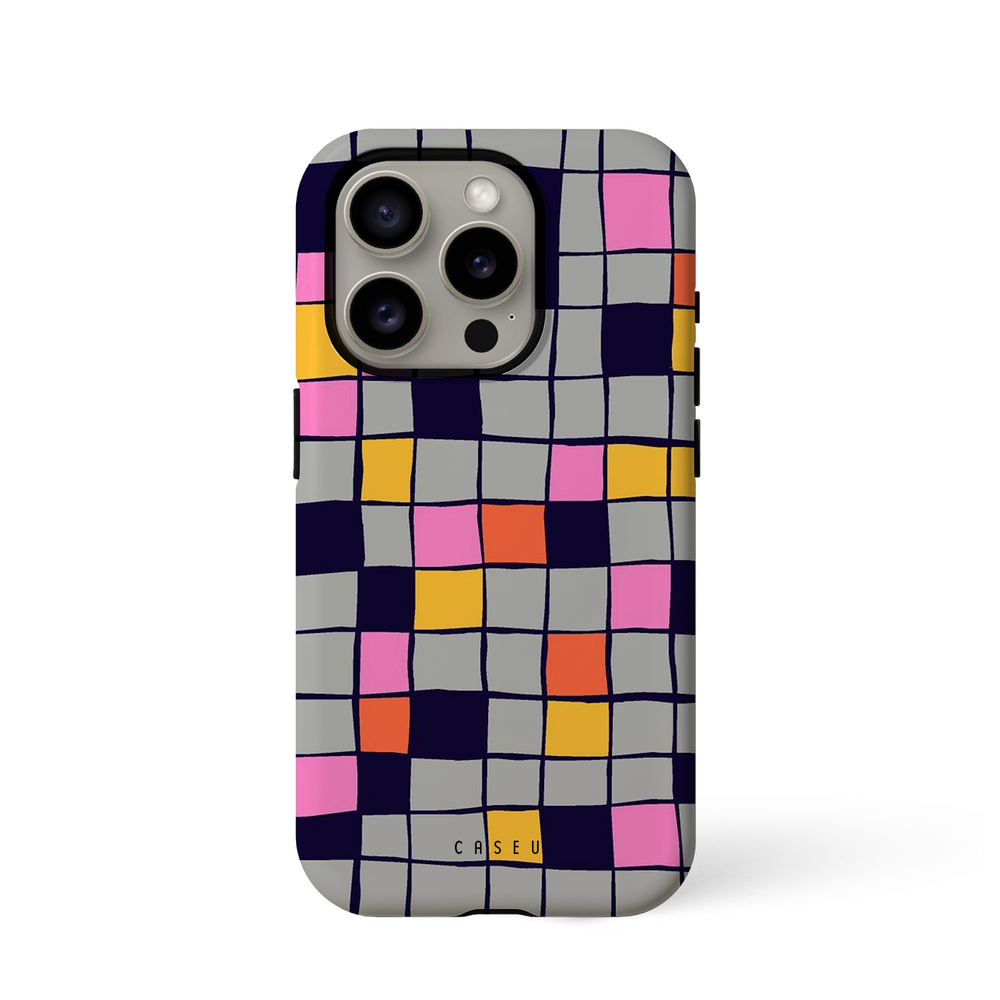 Mondrian Mosaic | Modernist Grid Phone Case