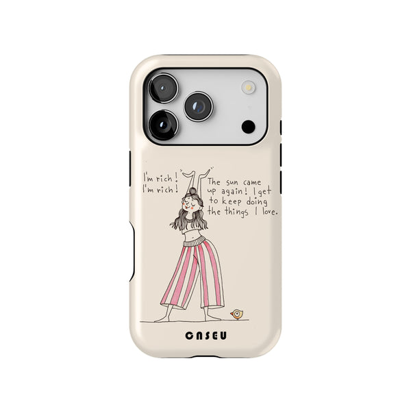 I’m Rich | iPhone Tough Case | Design by Veronika