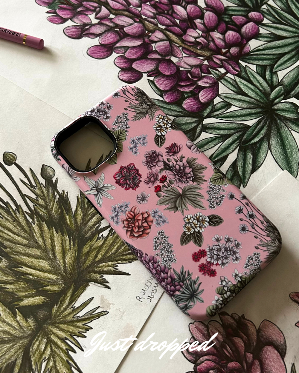 Floral-Diary | Cecilia Battaini Artist Collab iPhone Case
