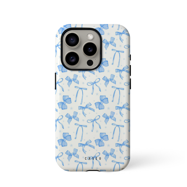 Dreamy Delight | Blue Bowknots & Stars Phone Case