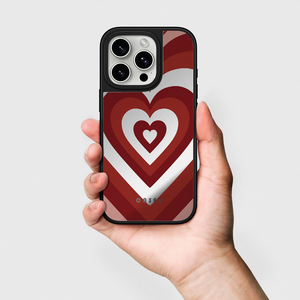 Love Amplified | Bold Heart Mirror Phone Case