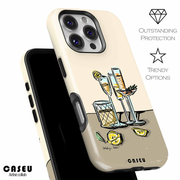 Cocktail Hour | Google Pixel Case | Design by Jacklyn Foster