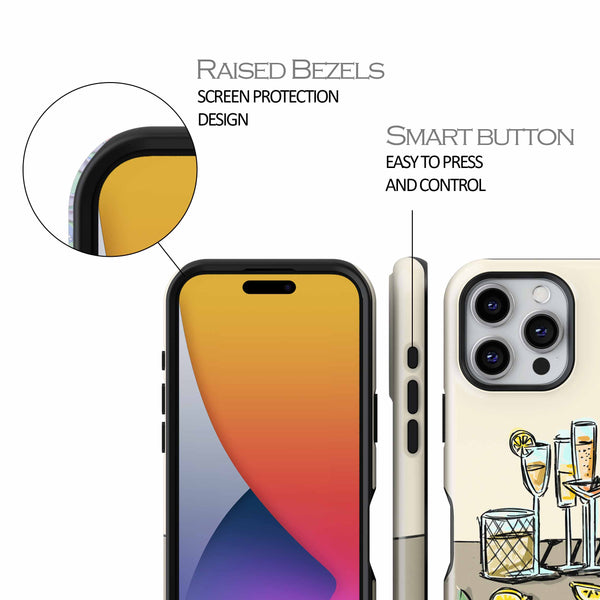 Cocktail Hour | Google Pixel Case | Design by Jacklyn Foster