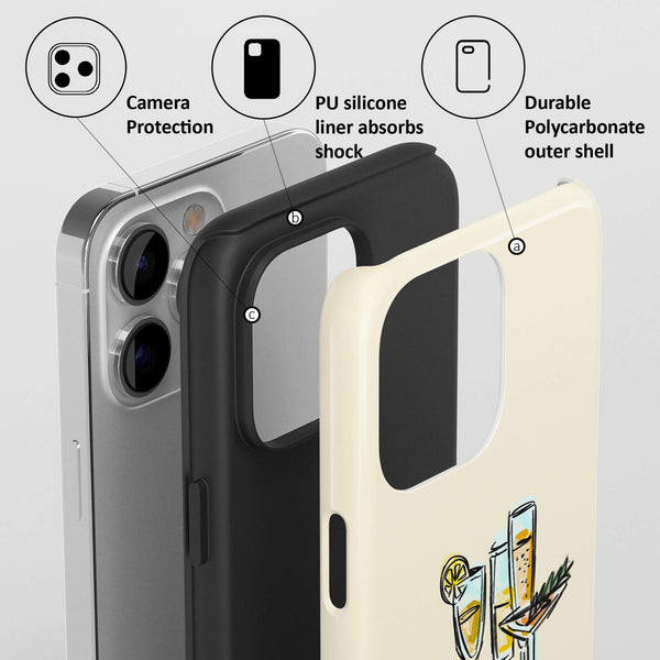 Cocktail Hour | Google Pixel Case | Design by Jacklyn Foster
