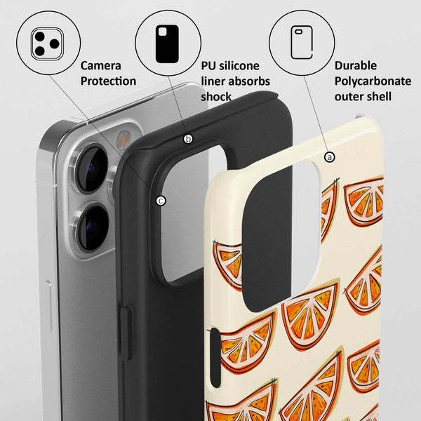Orange Citrus | Google Pixel Case | Design by Jacklyn Foster