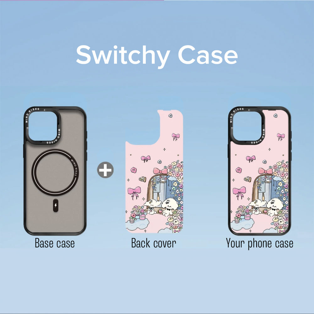 Puppy & Bow Series iPhone Back Cover