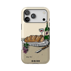 Bread & Wine | iPhone Case | Design by Jacklyn Foster