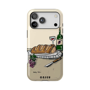 Bread & Wine | iPhone Case | Design by Jacklyn Foster