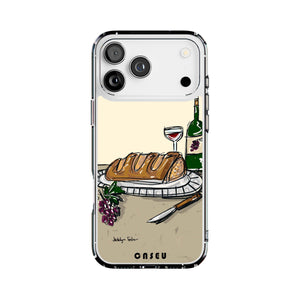 Bread & Wine | iPhone Case | Design by Jacklyn Foster