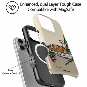 Bread & Wine | iPhone Case | Design by Jacklyn Foster