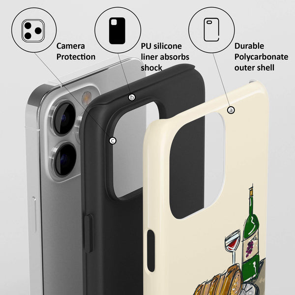 Bread & Wine | Google Pixel Case | Design by Jacklyn Foster