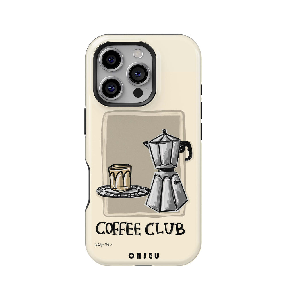 Coffee Club | iPhone Case | Design by Jacklyn Foster