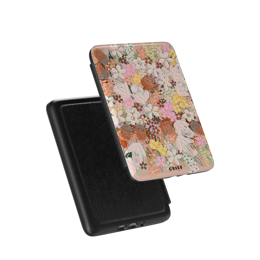 Chai Latte | Alex Mason Artist Collab Kindle Hand Strap Folio Case