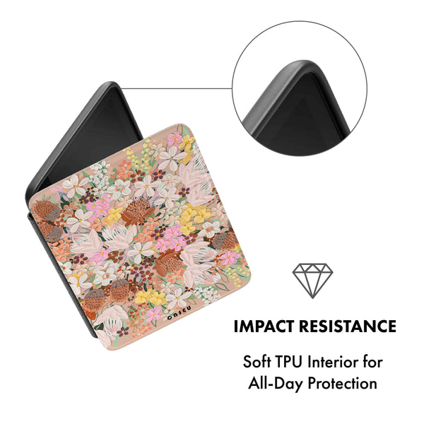 Chai Latte | Alex Mason Artist Collab Kindle Hand Strap Folio Case