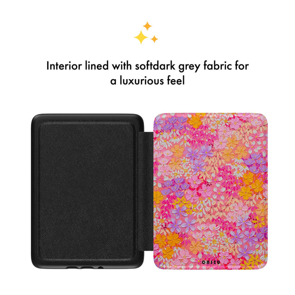 Poppy & Dasiy | Alex Mason Artist Collab Kindle Hand Strap Folio Case