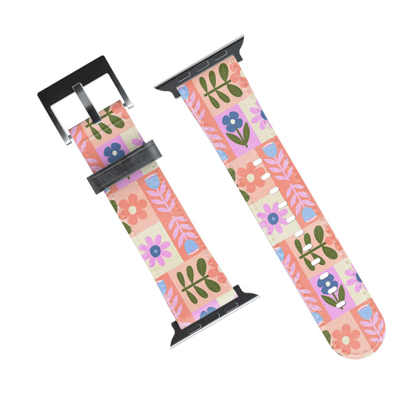 Floral Grid | Melissa Donne Artist Collab Apple Watch Band