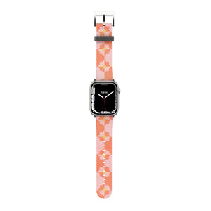 Checkerboard Floral  | Melissa Donne Artist Collab Apple Watch Band