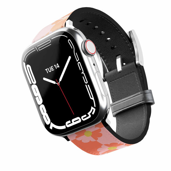 Checkerboard Floral  | Melissa Donne Artist Collab Apple Watch Band
