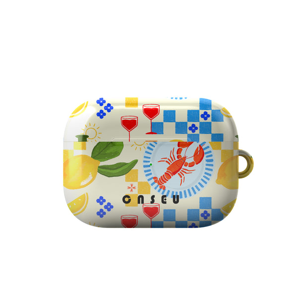 Casetify Colorful case with lobster design and 'onceu' branding on a white background
