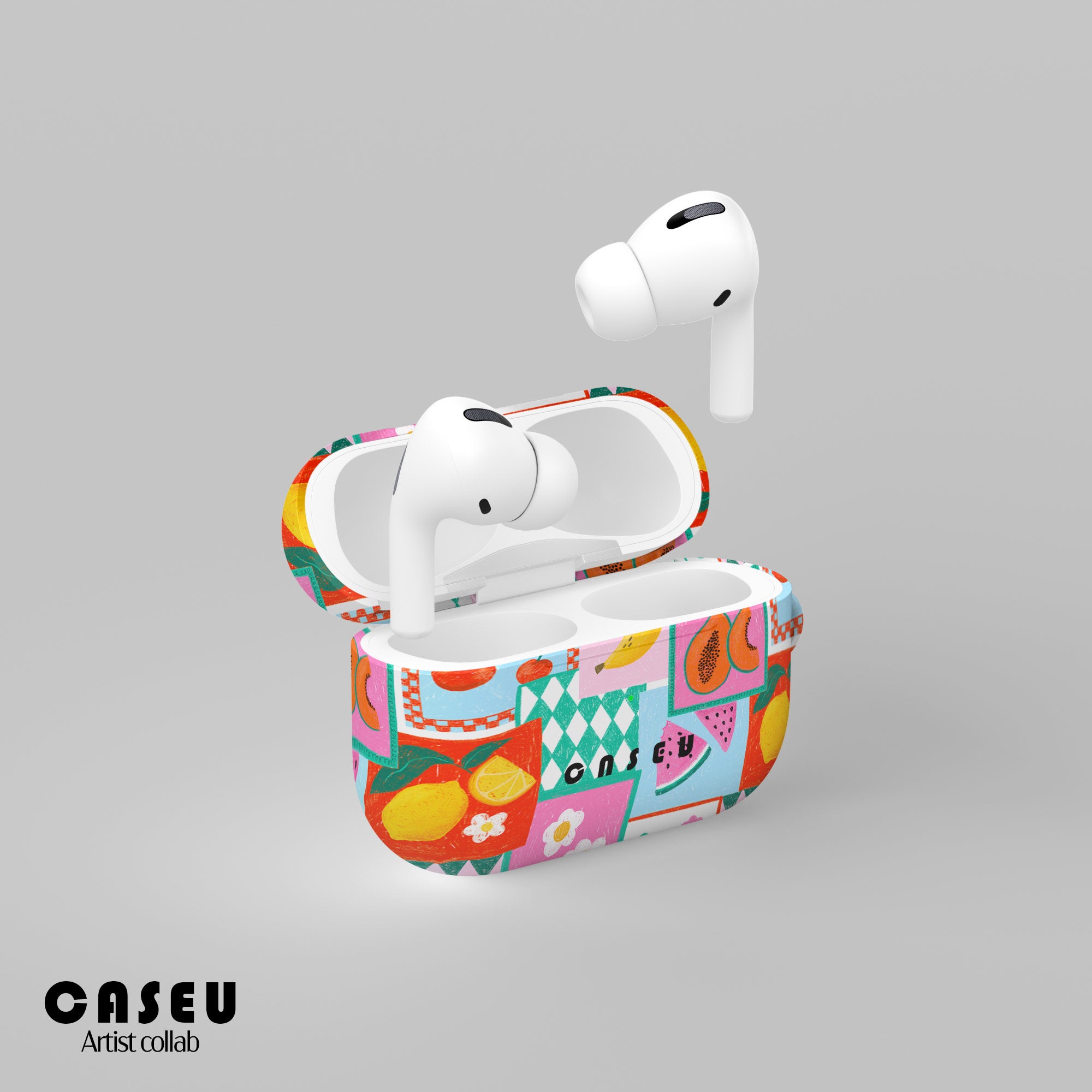 Amalfi Coast AirPods Case | Colourful Artist Design by Teggun Ashleigh