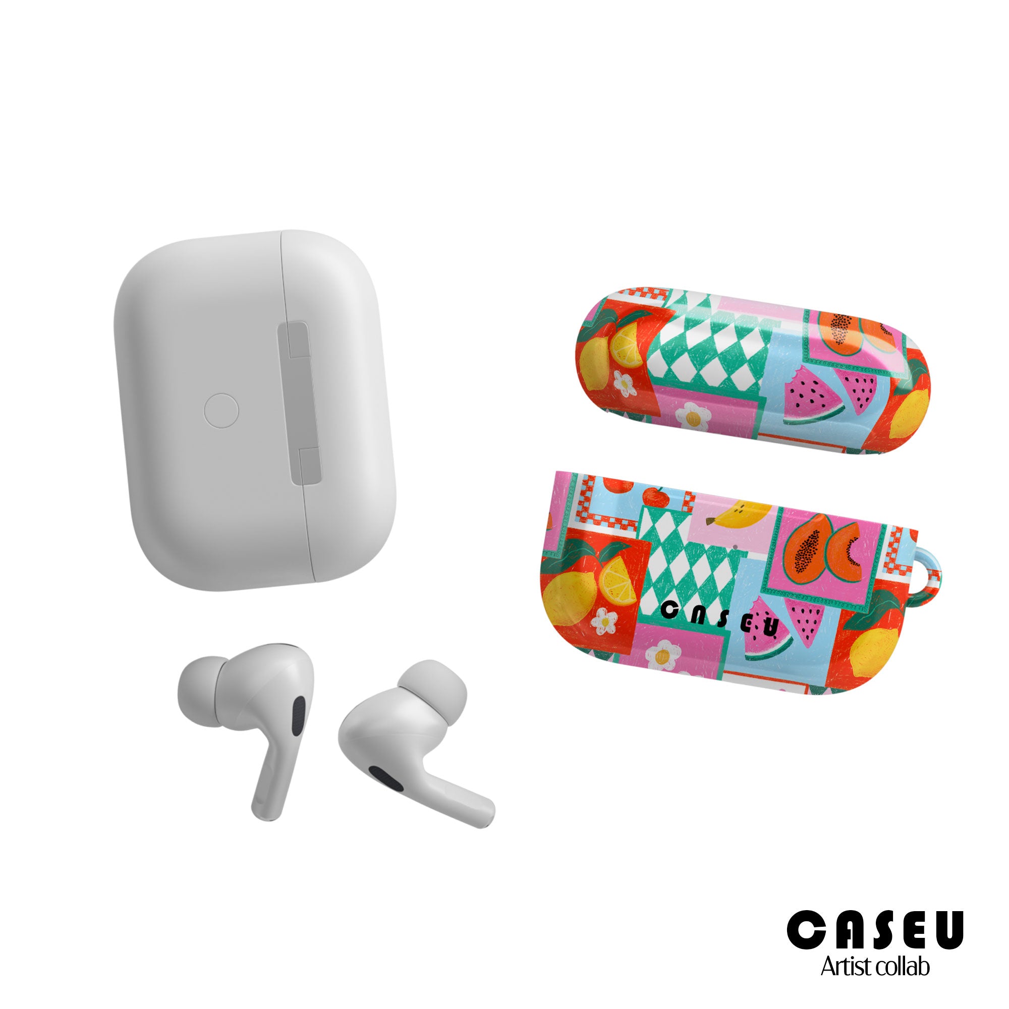 Amalfi Coast AirPods Case | Colourful Artist Design by Teggun Ashleigh