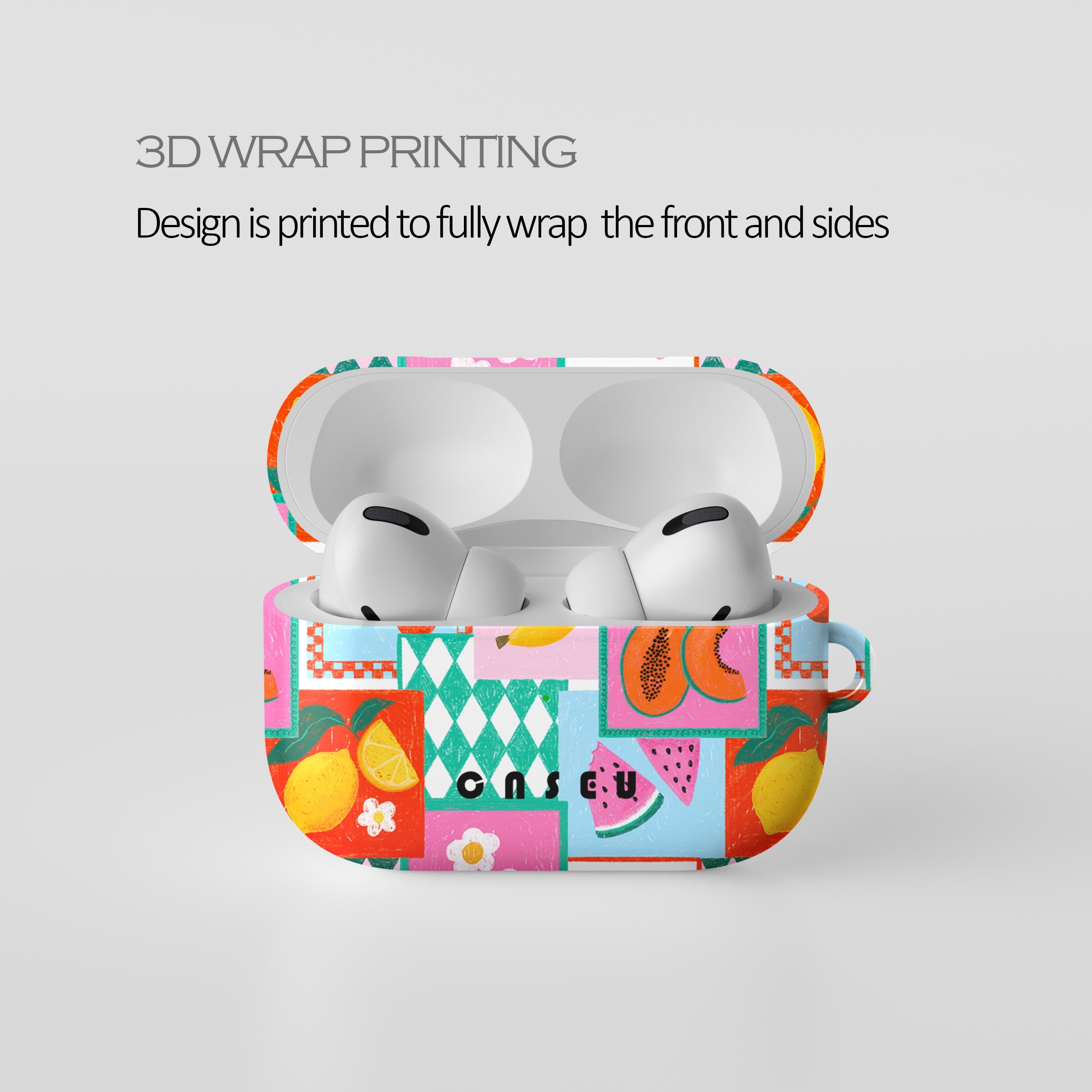 Amalfi Coast AirPods Case | Colourful Artist Design by Teggun Ashleigh