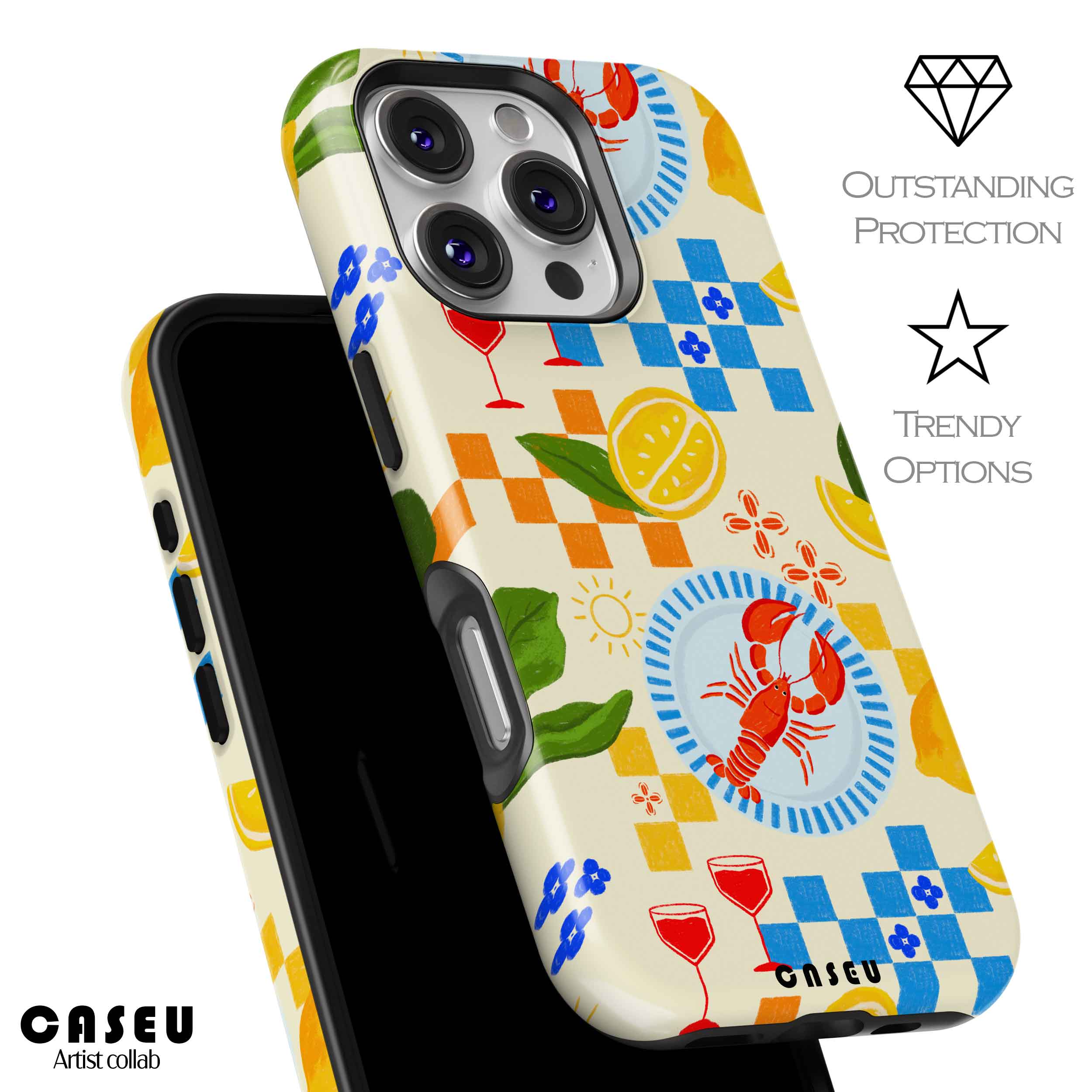 Tuscany iPhone Tough Case | Colourful Artist Design by Teggun Ashleigh