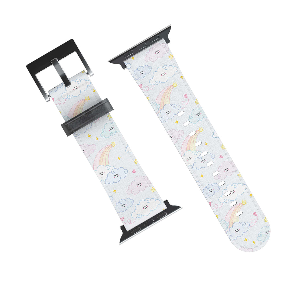 Happy Clouds | The Rosy Redhead Artist Collab Apple Watch Band