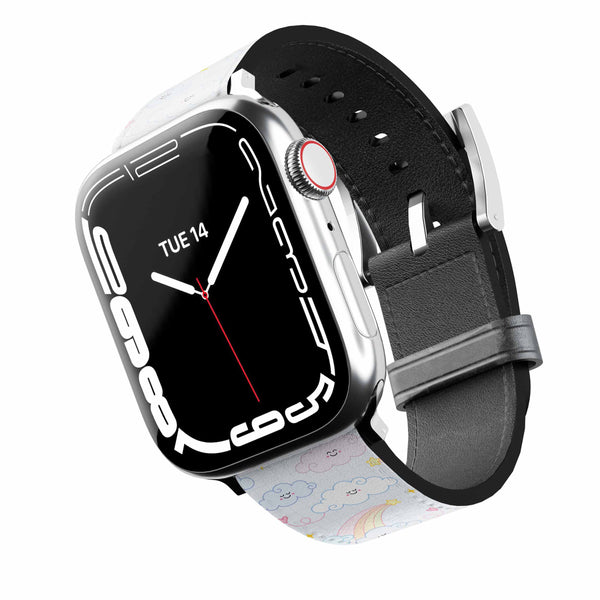Happy Clouds | The Rosy Redhead Artist Collab Apple Watch Band