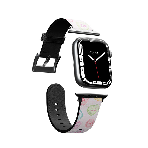 Happy Hearts | The Rosy Redhead Artist Collab Apple Watch Band