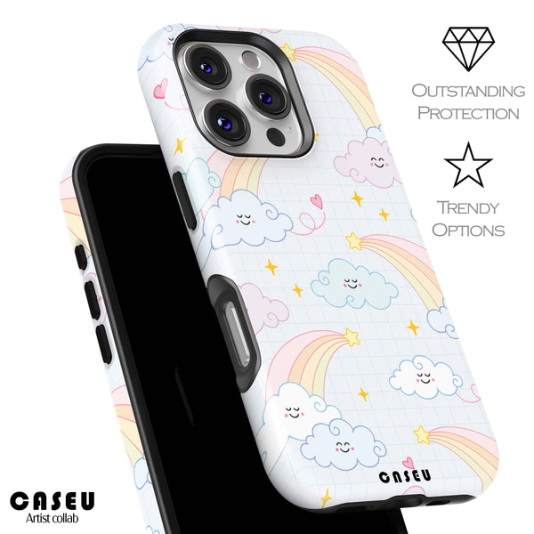 Happy Clouds | The Rosy Redhead Artist Collab iPhone Case