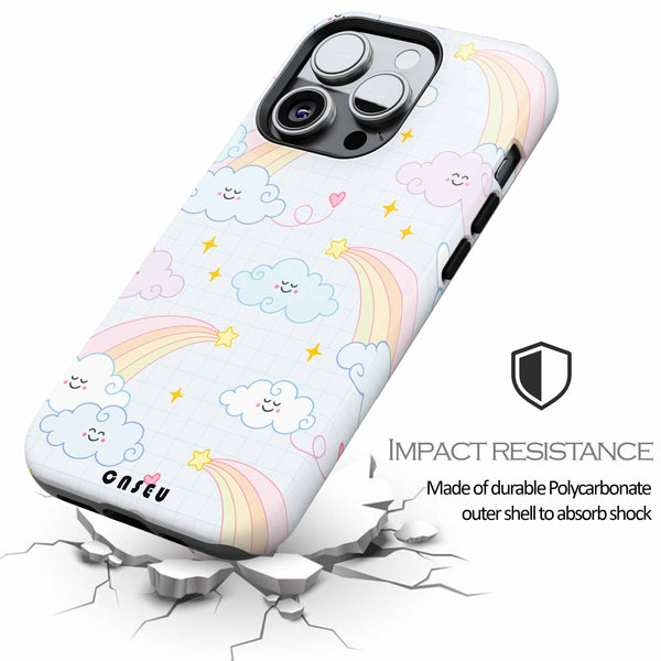 Happy Clouds | The Rosy Redhead Artist Collab iPhone Case
