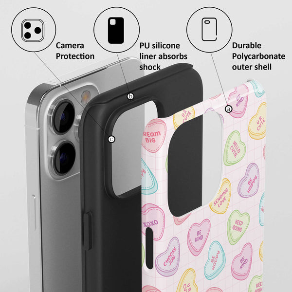 Happy Hearts | The Rosy Redhead Artist Collab iPhone Case