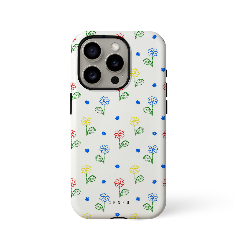 Whimsical Charm Floral Phone Case