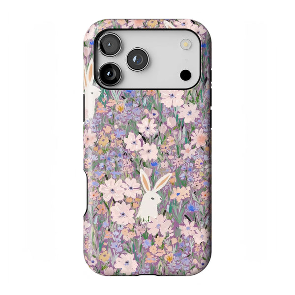 Rabbit & Flower | iPhone MagSafe Tough Case